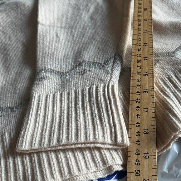 Loft Outlet  Fair Isle Sweater Nordic Cabincore Winter Knit Pullover Sz XL - Picture 6 of 8